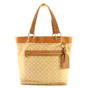 Louis Vuitton Monogram Lucille Beige Leather Tote Bag Shoulder M